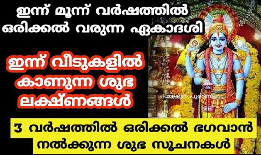 ഈ മാസത്തെ ഏകദേശിക്ക് ഇവയെ കണ്ടാൽ ജീവിതത്തിൽ ഉയർച്ച വന്നുചേരും