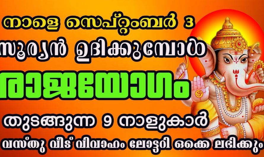 നിങ്ങളുടെ നാളുകൾ ഈ പറയുന്നവയിൽ ഏതെങ്കിലും ഉണ്ടോ എന്നാൽ രാജയോഗം നിങ്ങൾക്ക് ഉറപ്പാണ്