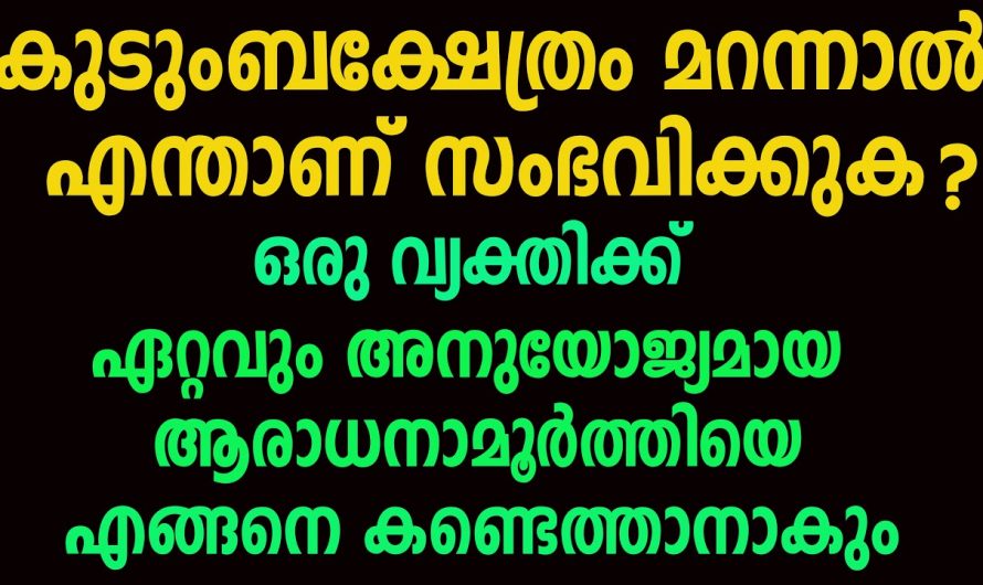 കുടുംബ ക്ഷേത്രത്തിൽ പോയി പ്രാർത്ഥിച്ചില്ലെങ്കിൽ എന്ത് സംഭവിക്കും