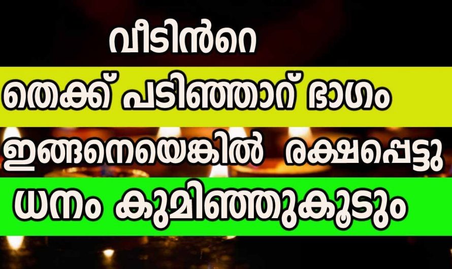 വീടിന്റെ കന്നിമൂലയിൽ ഇത്തരത്തിൽ എന്തെങ്കിലും ഉണ്ടെങ്കിൽ തീർച്ചയായും നിങ്ങൾ സൂക്ഷിക്കുക