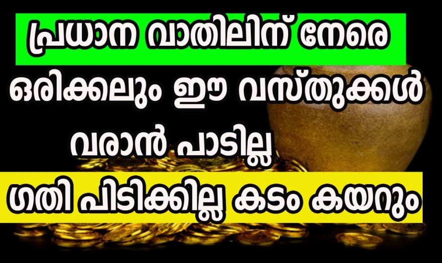 വാസ്തുപ്രകാരം പ്രധാന വാതിൽ വരേണ്ടത് ഇങ്ങനെയാണ് അല്ലെങ്കിൽ വളരെയേറെ ദോഷം ചെയ്യും