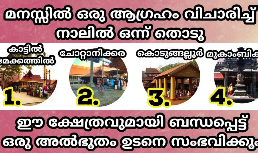 നിങ്ങളുടെ ഏതൊരു ആഗ്രഹവും സാധിച്ചു കിട്ടണോ എന്നാൽ തീർച്ചയായും ഇത് അറിഞ്ഞിരിക്കുക