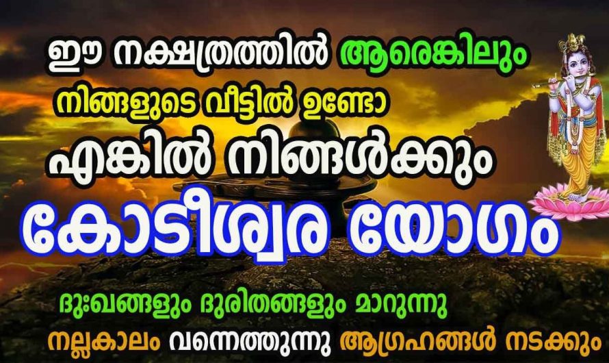 ഈ നക്ഷത്രക്കാർ നിങ്ങളുടെ കുടുംബങ്ങളിലുണ്ടെങ്കിൽ തീർച്ചയായും നിങ്ങൾ അറിഞ്ഞിരിക്കുക