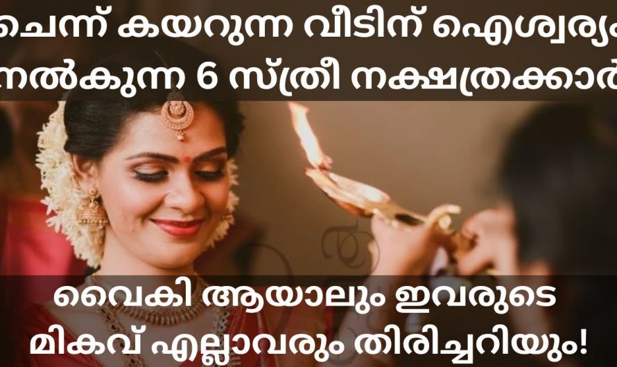 ഈ നക്ഷത്രത്തിൽ ഉള്ള ഭാര്യ നിങ്ങളെ വീടുകളിൽ ഉണ്ടെങ്കിൽ തീർച്ചയായും അവരാണ് നിങ്ങളുടെ ഭാഗ്യം