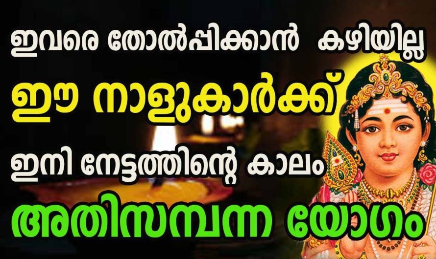 ഈ നക്ഷത്രക്കാരെ ഇനി പിടിച്ചാൽ കിട്ടില്ല അത്രയേറെയാണ് ഇവരുടെ ഉയർച്ച