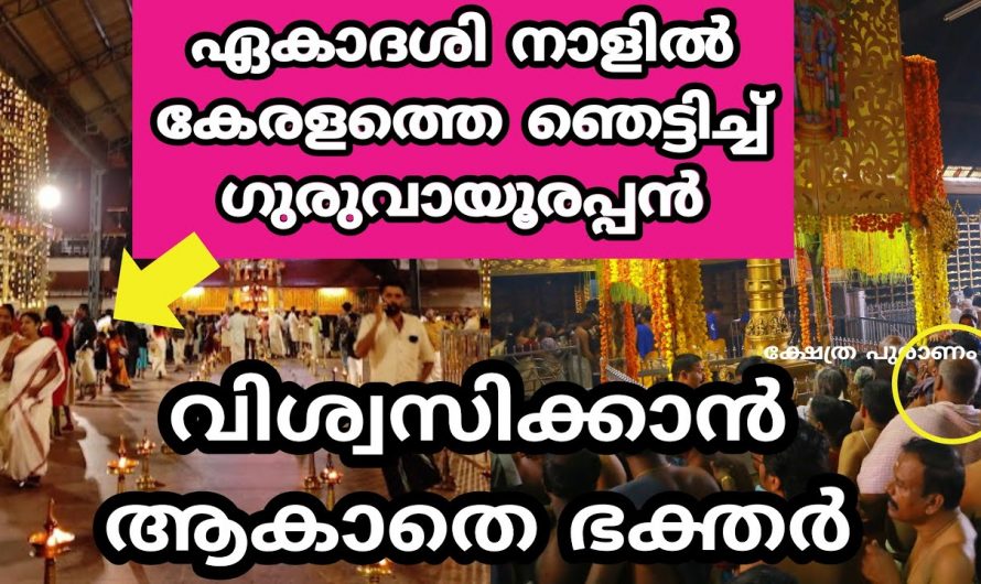 ഗുരുവായൂർ നടയിൽ നടന്ന ഈ അത്ഭുതം നിങ്ങൾക്കറിവുണ്ടോ