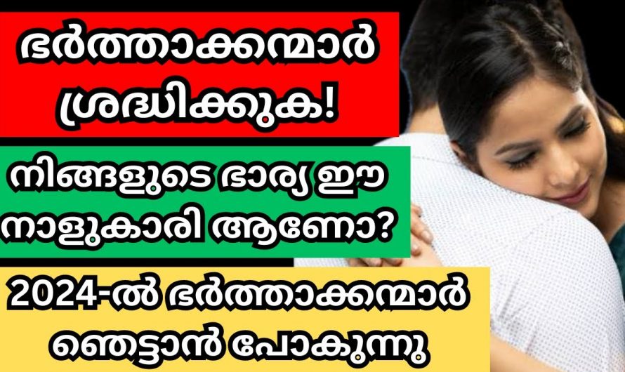 ഭാര്യമാരുടെ നക്ഷത്രം ഈ പറയുന്നവയിൽ ഏതെങ്കിലും ആണോ എന്നാൽ തീർച്ചയായും നിങ്ങൾ ഇതൊന്ന് അറിഞ്ഞിരിക്കുക