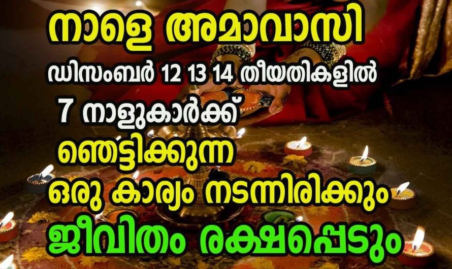 നിങ്ങൾ ഈ നക്ഷത്രക്കാരാണെങ്കിൽ നിങ്ങൾക്ക് ഇനി സൗഭാഗ്യങ്ങളുടെ ഒരു പെരുമഴ തന്നെ