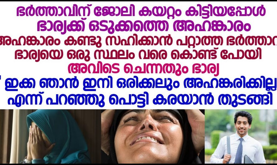 ഭർത്താവിന് ഉയർന്ന പദവി ലഭിച്ചപ്പോൾ ഭാര്യക്ക് വലിയ അഹങ്കാരം പക്ഷേ അവൾക്ക് സംഭവിച്ചത് കണ്ടോ