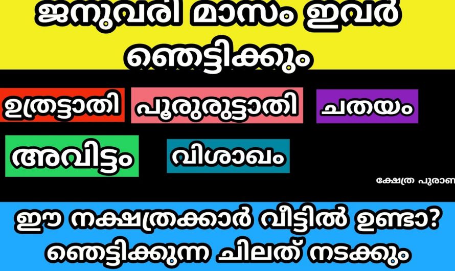 നിങ്ങൾ ഈ നക്ഷത്രക്കാർ ആണെങ്കിൽ തീർച്ചയായും നിങ്ങൾക്ക് ഈയൊരു ദിവസങ്ങൾ ഇങ്ങനെയായിരിക്കും