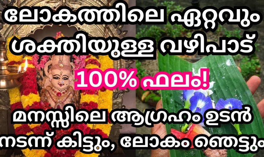 നിങ്ങളുടെ ജീവിതത്തിലെ ആഗ്രഹങ്ങൾ പെട്ടെന്ന് സാധിച്ചു കിട്ടണം എന്നാൽ ഇങ്ങനെ ഒന്ന് ചെയ്തു നോക്കൂ