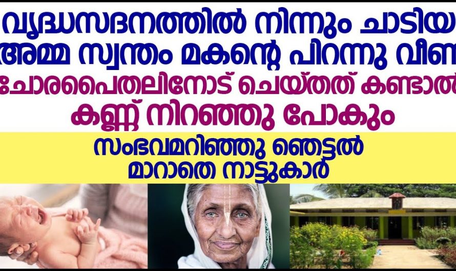 സ്വന്തം മകന്റെ കുഞ്ഞിനെ ആശുപത്രിയിൽ മുറിയിൽ ഒളിപ്പിച്ചുവെച്ച ഉമ്മ ചെയ്തത് കണ്ടോ