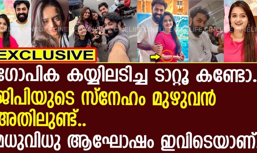 ജിപിയും ഗോപികയും ഇപ്പോൾ എവിടെയാണെന്ന് കണ്ടാൽ നിങ്ങൾ ഞെട്ടും