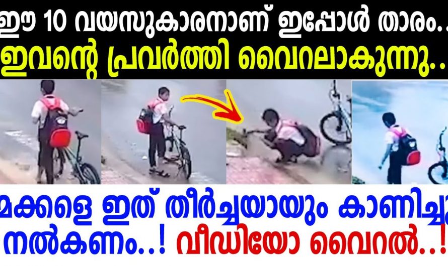 ജനങ്ങൾക്ക് വളരെയേറെ ബുദ്ധിമുട്ടായിരുന്ന ആ വെള്ളക്കെട്ട് ആ കൊച്ചു പയ്യൻ ഇല്ലാതാക്കിയത് കണ്ടോ