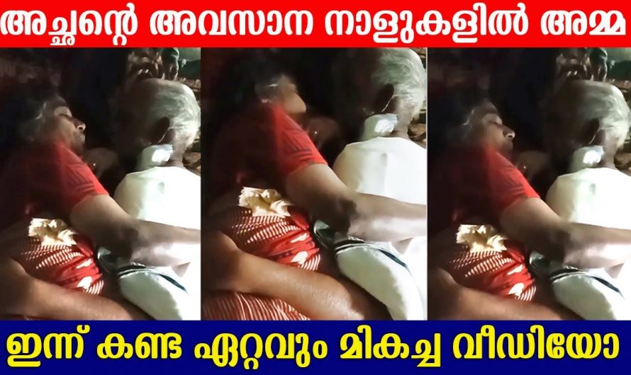 മരിക്കാൻ നിമിഷങ്ങൾ മാത്രം. അവസാന നിമിഷങ്ങളിൽ ഭർത്താവിനെ കെട്ടിപ്പിടിച്ച് അമ്മ ചെയ്തത് കണ്ടു കണ്ണുനിറഞ്ഞു സോഷ്യൽ മീഡിയ.