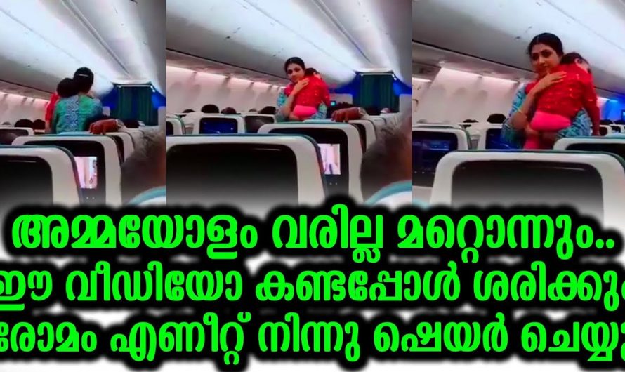 വിമാനത്തിനകത്തും തന്റെ കുഞ്ഞിന് ഉറക്കം വരുന്നു എന്ന് കണ്ടപ്പോൾ അമ്മ ചെയ്തത് കണ്ടോ സോഷ്യൽ മീഡിയയിൽ വൈറൽ.