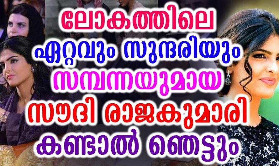 ഈ സൗന്ദര്യത്തിനു മുൻപിൽ ആരും അത്ഭുതപ്പെട്ടു പോകും. സൗദി രാജകുമാരിയെ കണ്ടോ.