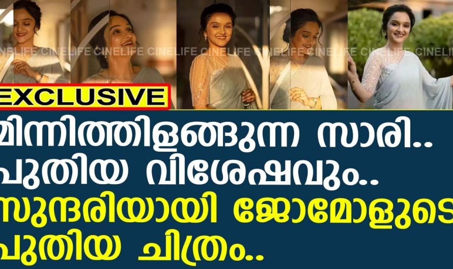 ഏറ്റവും പുതിയ വിശേഷം പങ്കുവെച്ച് പ്രിയ നടി ജോമോൾ. വിശേഷം കേട്ട് ആഹ്ലാദ തിമിർപ്പിൽ ആരാധകർ.