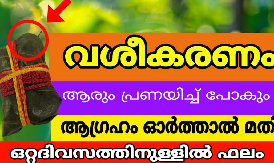 അത്ഭുത വശീകരണ തന്ത്രം. വീട്ടിൽ തന്നെ ഈ കർമ്മം ചെയ്യൂ അകന്നു പോയവരെ ഇനി അടുപ്പിക്കാം.