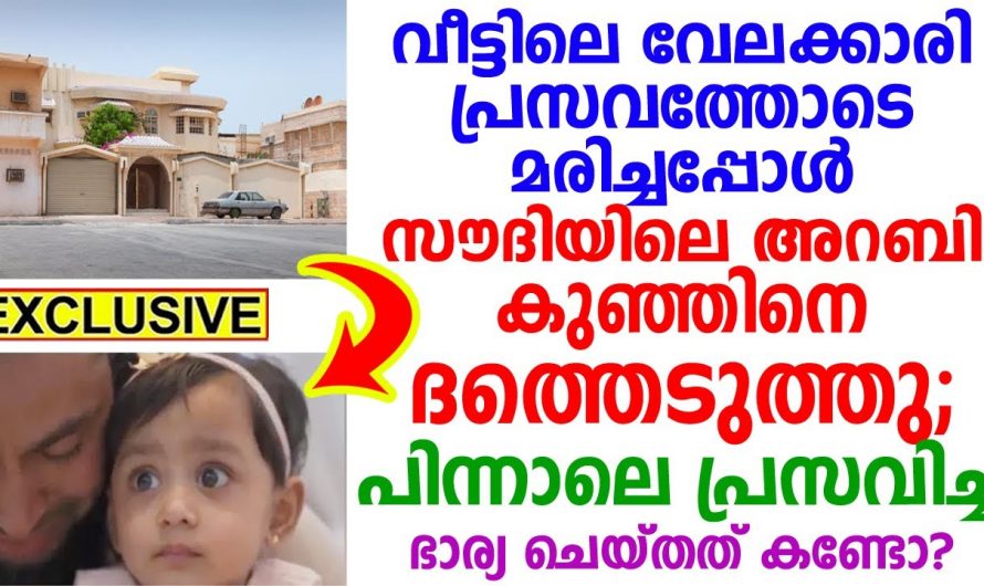 ജോലിക്കാരിയുടെ മകളെ സ്വന്തം മകളായി ദത്തെടുത്ത് അറബി കുടുംബം.  പിന്നീട് അയാൾക്ക് സംഭവിച്ചത് കണ്ടോ.