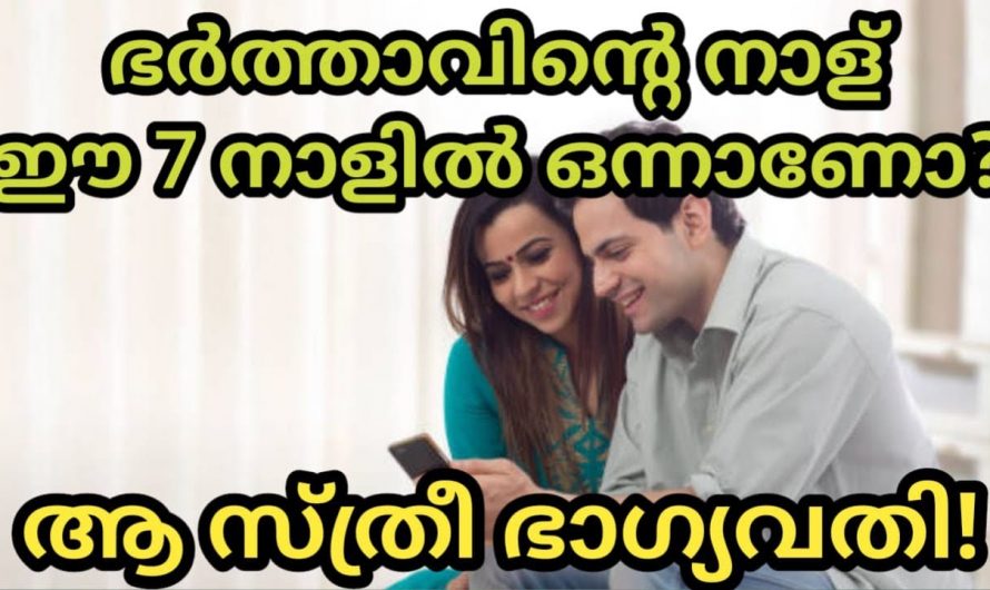 നിങ്ങളുടെ ഭർത്താവിന്റെ നക്ഷത്രം ഇതിലേതാണ്? നിങ്ങളുടെ മഹാഭാഗ്യമാണ് ഈ ഭർത്താവിനെ കിട്ടിയത്.