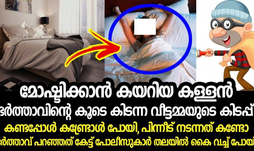 മോഷ്ടിക്കാൻ വീട്ടിലേക്ക് കയറിയ കള്ളൻ ഉറങ്ങിക്കിടക്കുന്ന വീട്ടമ്മയെ ചെയ്തത് കണ്ടോ ഭർത്താവ് പറഞ്ഞത് കേട്ട് ഞെട്ടി പോലീസുകാർ.