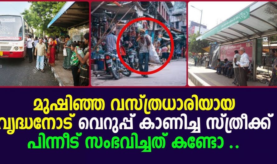 തെരുവിൽ ഭിക്ഷ യാചിക്കുന്ന മുഷിഞ്ഞ വസ്ത്രം ധരിച്ച വൃദ്ധനോട് മോശമായി പെരുമാറിയ പെൺകുട്ടിക്ക് ലഭിച്ച ശിക്ഷ കണ്ടോ.