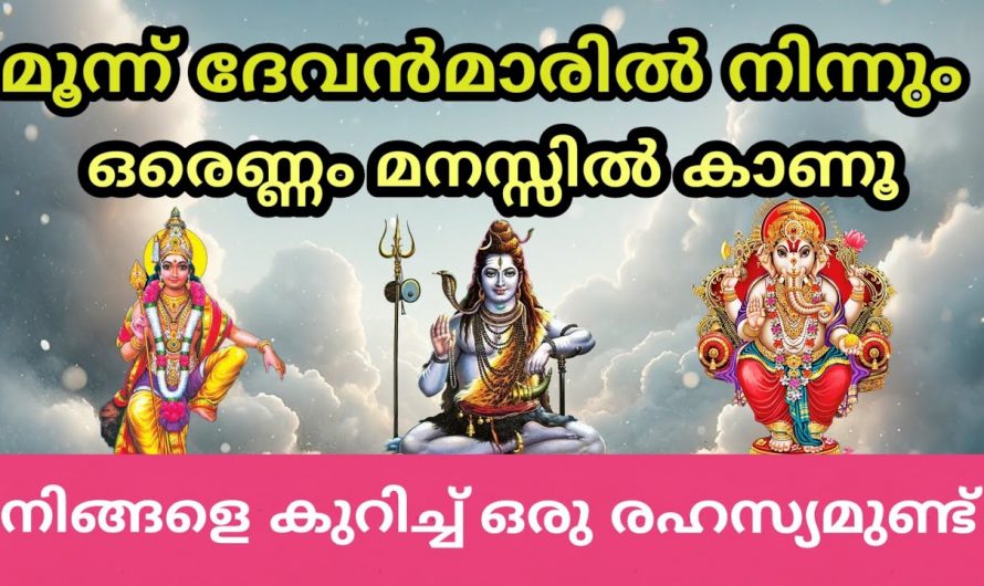 ഈ മൂന്ന് ചിത്രങ്ങളിൽ ഏതെങ്കിലും ഒന്ന് തിരഞ്ഞെടുക്കു. നിങ്ങളെ കുറിച്ചുള്ള രഹസ്യം പറയാം